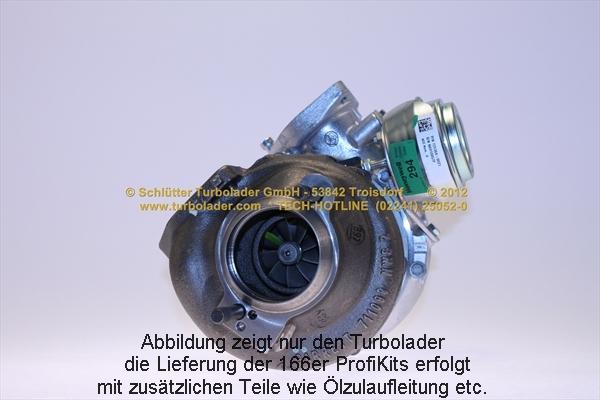 Schlütter Turbolader 166-09295 - Turbocompressore, Sovralimentazione autozon.pro