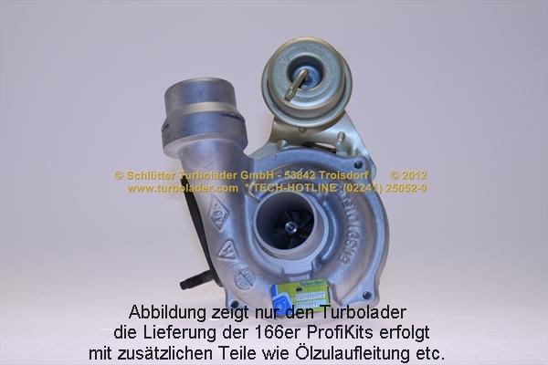 Schlütter Turbolader 166-09255 - Turbocompressore, Sovralimentazione autozon.pro