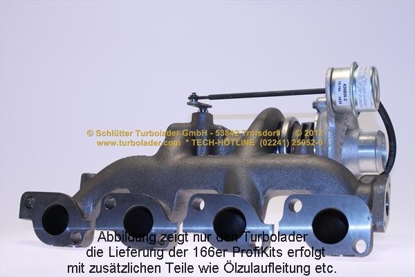 Schlütter Turbolader 166-05111 - Turbocompressore, Sovralimentazione autozon.pro