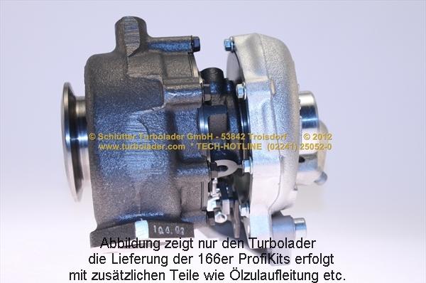 Schlütter Turbolader 166-05181 - Turbocompressore, Sovralimentazione autozon.pro