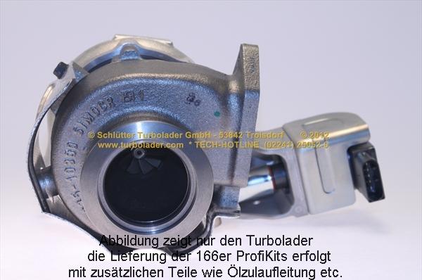 Schlütter Turbolader 166-05225 - Turbocompressore, Sovralimentazione autozon.pro