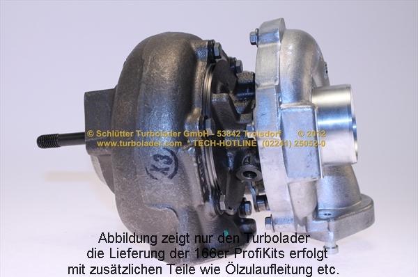 Schlütter Turbolader 166-00930EOL - Turbocompressore, Sovralimentazione autozon.pro