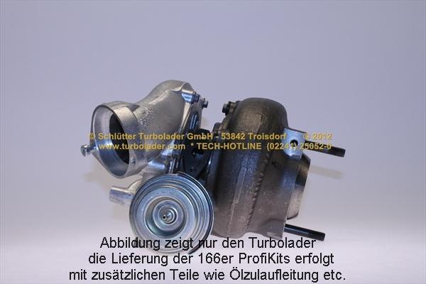 Schlütter Turbolader 166-00455 D - Turbocompressore, Sovralimentazione autozon.pro