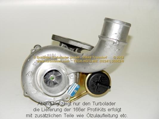 Schlütter Turbolader 166-00425 - Turbocompressore, Sovralimentazione autozon.pro