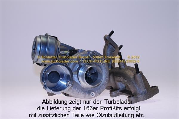 Schlütter Turbolader 166-00420 - Turbocompressore, Sovralimentazione autozon.pro