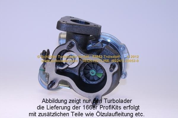 Schlütter Turbolader 166-00490 - Turbocompressore, Sovralimentazione autozon.pro