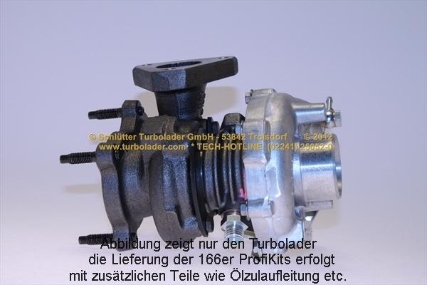 Schlütter Turbolader 166-00490 - Turbocompressore, Sovralimentazione autozon.pro