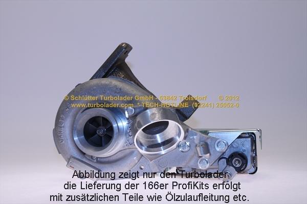 Schlütter Turbolader 166-00555 - Turbocompressore, Sovralimentazione autozon.pro