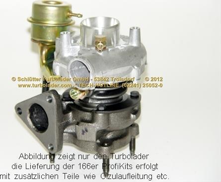 Schlütter Turbolader 166-00500 - Turbocompressore, Sovralimentazione autozon.pro