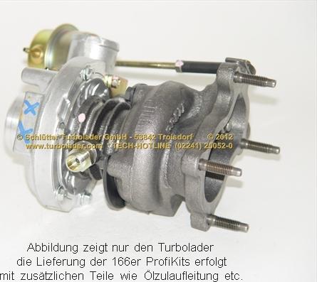 Schlütter Turbolader 166-00530 - Turbocompressore, Sovralimentazione autozon.pro