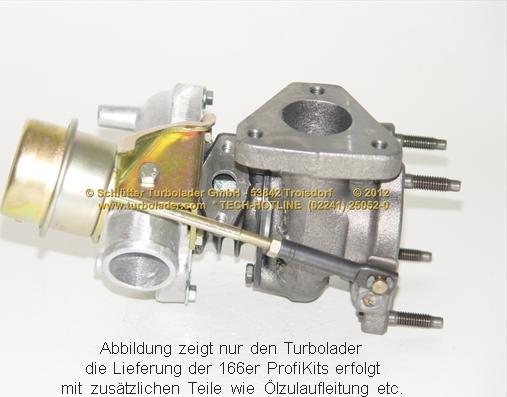 Schlütter Turbolader 166-00530 - Turbocompressore, Sovralimentazione autozon.pro