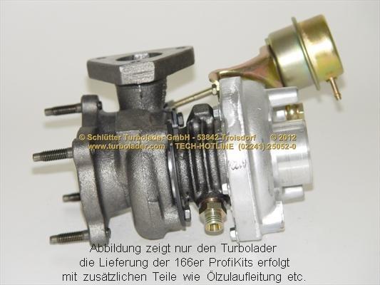 Schlütter Turbolader 166-00530 - Turbocompressore, Sovralimentazione autozon.pro