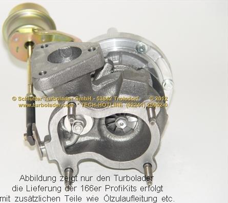 Schlütter Turbolader 166-00530 - Turbocompressore, Sovralimentazione autozon.pro