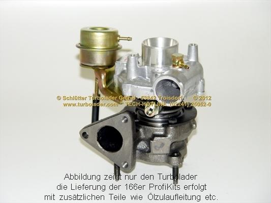 Schlütter Turbolader 166-00600 - Turbocompressore, Sovralimentazione autozon.pro