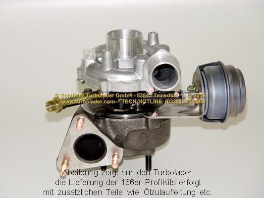 Schlütter Turbolader 166-00060EOL - Turbocompressore, Sovralimentazione autozon.pro