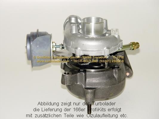 Schlütter Turbolader 166-00060EOL - Turbocompressore, Sovralimentazione autozon.pro