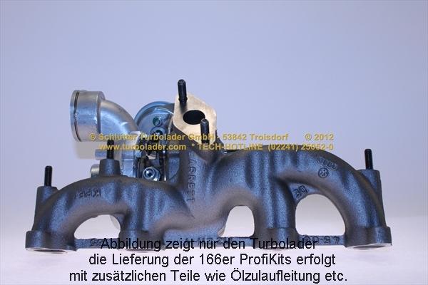 Schlütter Turbolader 166-01180 - Turbocompressore, Sovralimentazione autozon.pro