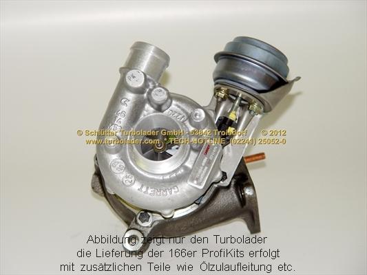 Schlütter Turbolader 166-00130 - Turbocompressore, Sovralimentazione autozon.pro