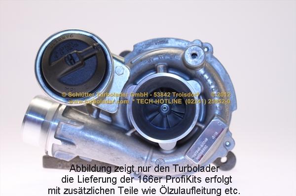 Schlütter Turbolader 166-00820 - Turbocompressore, Sovralimentazione autozon.pro