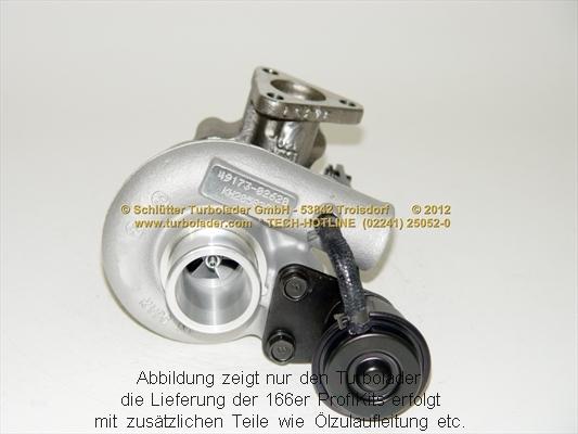 Schlütter Turbolader 166-00870 - Turbocompressore, Sovralimentazione autozon.pro