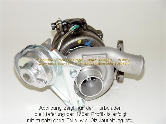 Schlütter Turbolader 166-00365 - Turbocompressore, Sovralimentazione autozon.pro