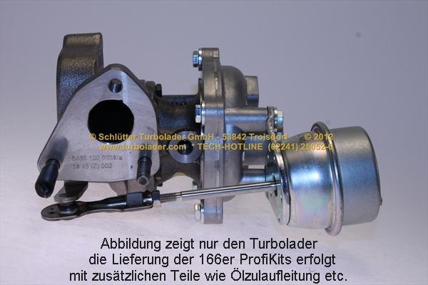 Schlütter Turbolader 166-00305EOL - Turbocompressore, Sovralimentazione autozon.pro