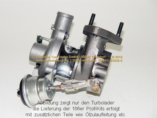 Schlütter Turbolader 166-00345EOL - Turbocompressore, Sovralimentazione autozon.pro