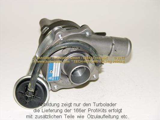 Schlütter Turbolader 166-00345 - Turbocompressore, Sovralimentazione autozon.pro