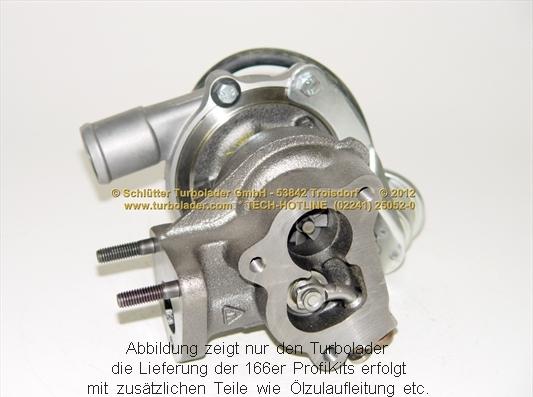 Schlütter Turbolader 166-00345EOL - Turbocompressore, Sovralimentazione autozon.pro