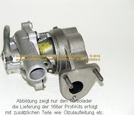 Schlütter Turbolader 166-00345EOL - Turbocompressore, Sovralimentazione autozon.pro