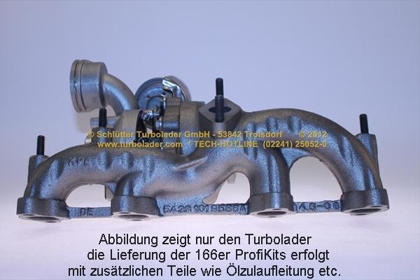 Schlütter Turbolader 166-00320 - Turbocompressore, Sovralimentazione autozon.pro