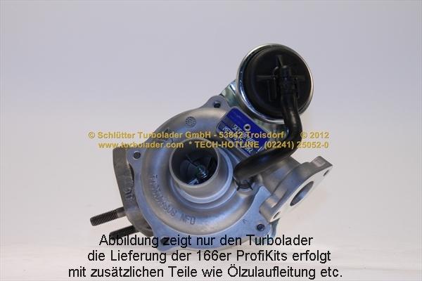 Schlütter Turbolader 166-00295 - Turbocompressore, Sovralimentazione autozon.pro