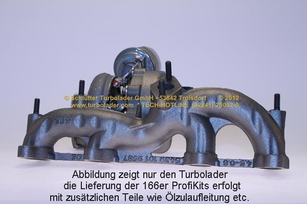 Schlütter Turbolader 166-00280 - Turbocompressore, Sovralimentazione autozon.pro