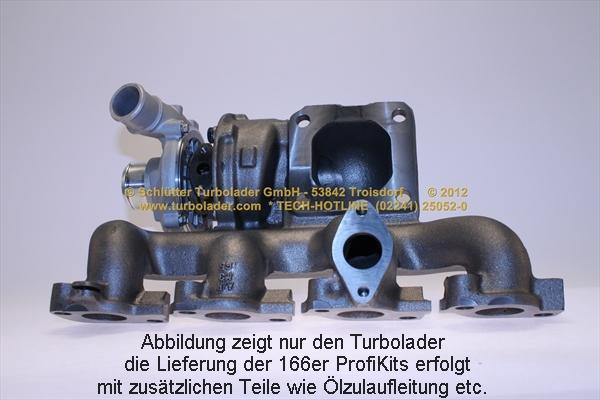 Schlütter Turbolader 166-00730 - Turbocompressore, Sovralimentazione autozon.pro