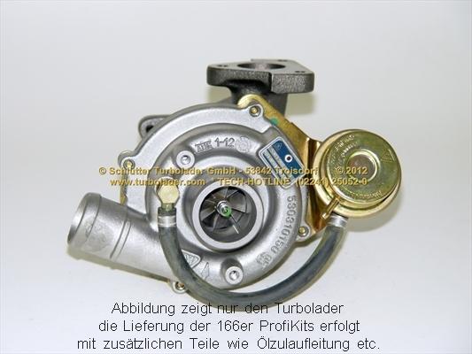 Schlütter Turbolader 166-01465 - Turbocompressore, Sovralimentazione autozon.pro