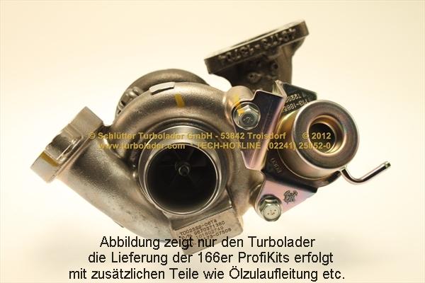 Schlütter Turbolader 166-05132 D - Turbocompressore, Sovralimentazione autozon.pro