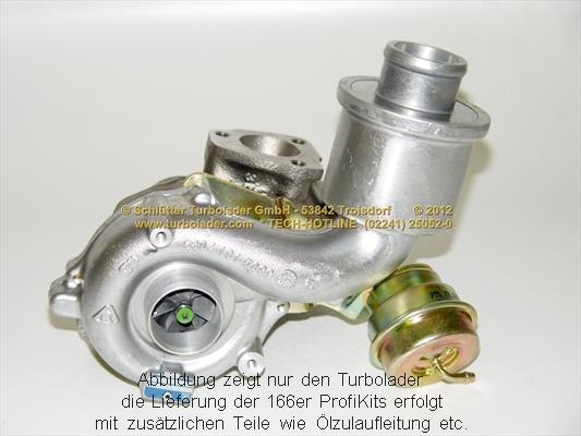 Schlütter Turbolader 166-01041 - Turbocompressore, Sovralimentazione autozon.pro