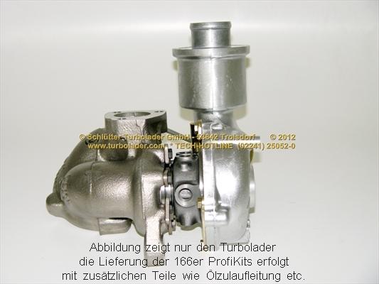 Schlütter Turbolader 166-01040 - Turbocompressore, Sovralimentazione autozon.pro