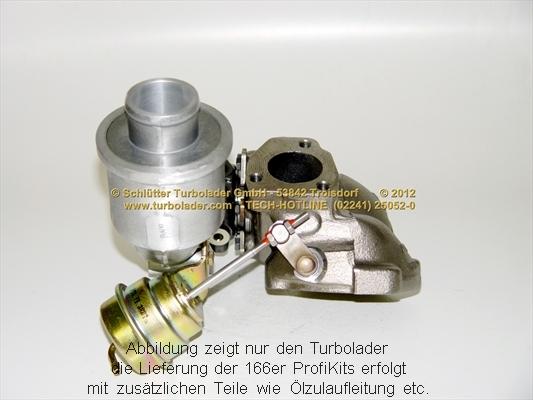 Schlütter Turbolader 166-01040 - Turbocompressore, Sovralimentazione autozon.pro