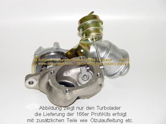 Schlütter Turbolader 166-01040 - Turbocompressore, Sovralimentazione autozon.pro