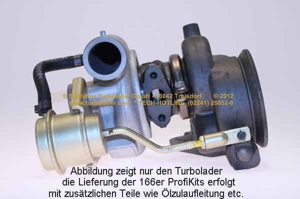 Schlütter Turbolader 166-01085 - Turbocompressore, Sovralimentazione autozon.pro