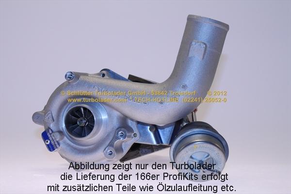 Schlütter Turbolader 166-01020 - Turbocompressore, Sovralimentazione autozon.pro