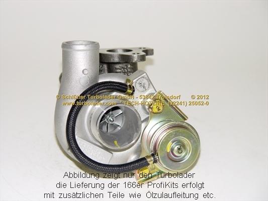 Schlütter Turbolader 166-01155 - Turbocompressore, Sovralimentazione autozon.pro