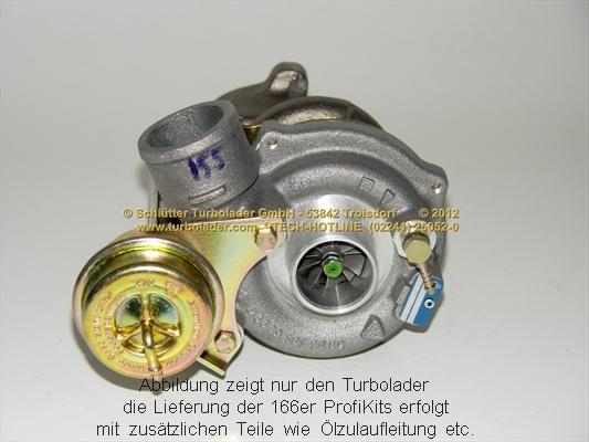 Schlütter Turbolader 166-01130 - Turbocompressore, Sovralimentazione autozon.pro