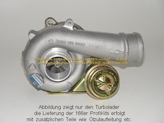 Schlütter Turbolader 166-01120 - Turbocompressore, Sovralimentazione autozon.pro