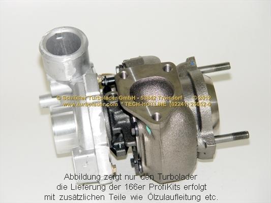 Schlütter Turbolader 166-03001 - Turbocompressore, Sovralimentazione autozon.pro