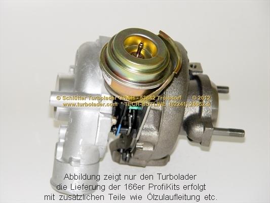 Schlütter Turbolader 166-03001 - Turbocompressore, Sovralimentazione autozon.pro