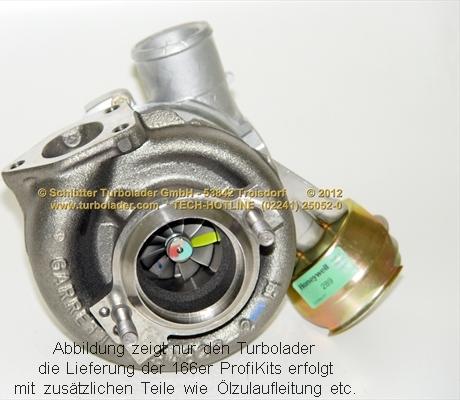 Schlütter Turbolader 166-03001 - Turbocompressore, Sovralimentazione autozon.pro