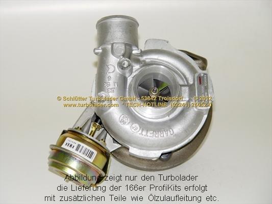 Schlütter Turbolader 166-03001 - Turbocompressore, Sovralimentazione autozon.pro