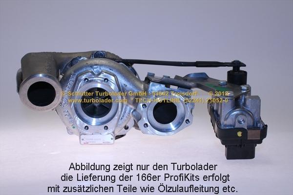 Schlütter Turbolader 166-02520 - Turbocompressore, Sovralimentazione autozon.pro